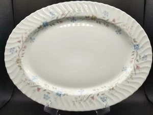 Plato para servir Mikasa Fine China Japón Trentham 9310 vintage raro 12,5" x 16,5" - Imagen 1 de 7