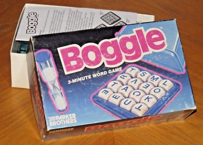 Boggle 3-Minute Word Search Game - Vintage 1992 Parker Brothers - Image 1 of 2
