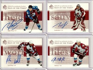 2004-05 SP Authentic Sign of the Times Milan Hejduk AUTO - Colorado Avalanche