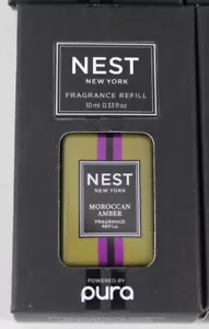 PURA NEST New York Fragrance Diffuser .33oz Refill MOROCCAN AMBER - Picture 1 of 3