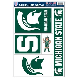 MICHIGAN STATE SPARTANS 11"X17" ULTRA DECAL SHEET BRAND NEW WINCRAFT 👀 - Picture 1 of 1
