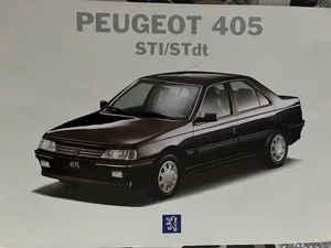 Peugeot 405 STI / STdt Prospekt von 1994 - Bild 1 von 1