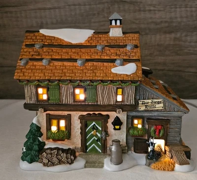 Dept 56 Alpine Village "The Goat Paster's House" iluminado #4030338 retirado difícil de encontrar Foto 1 de 4