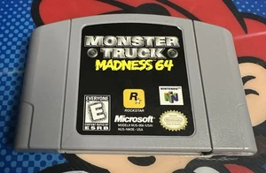 Cartucho Monster Truck Madness (Nintendo 64 N64, 1999) solo probado limpio - Imagen 1 de 2