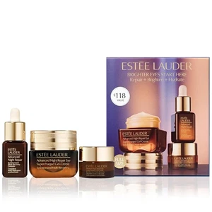NEW Estee Lauder 3 Piece Gift Set Brighter Eyes Advanced Night Repair Eye - Picture 1 of 10