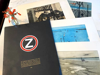 Porfolio 1961, 12 Radierungen signiert/nummeriert von Otto Eglau für Kalender ungerahmt! - Bild 1 von 4