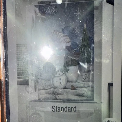 Cubierta magnética estándar para puerta de refrigerador muñecos de nieve de invierno de Navidad Foto 1 de 4