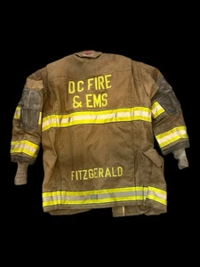 GLOBE GXTREME Firefighter Turnout Bunker GIACCA FIRE COAT taglia 46 DC Fire + borsa - Foto 1 di 12