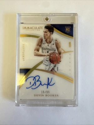2015 Devin Booker 15/99 Auto Panini Immaculate RC Rookie Autographs - Image 1 of 2