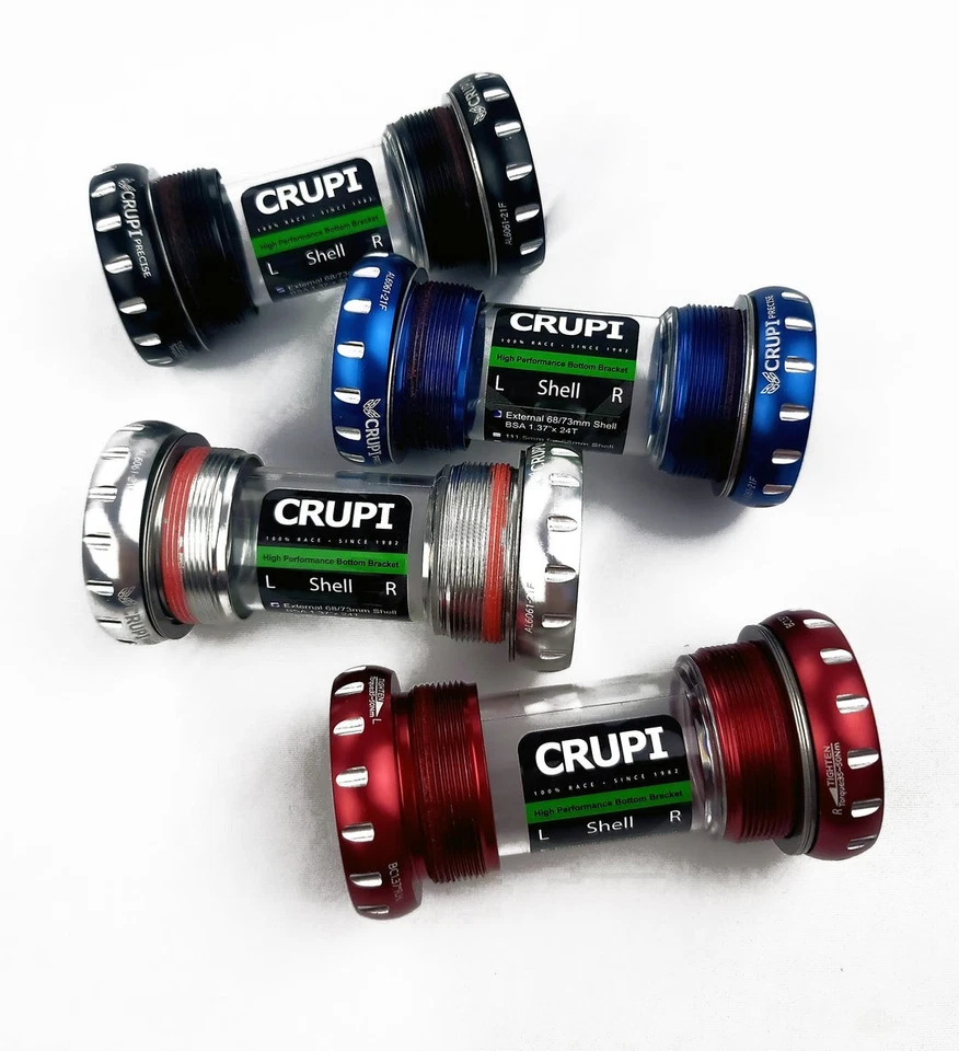 CRUPI BMX 24MM EXTERIOR EURO PEDALIER 68MM/73MM ROJO Foto 1 de 1