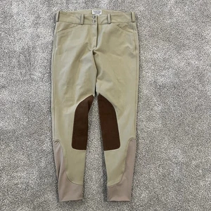 Pantaloni Dover Saddlery Donna 28 Tan DS Wellesley Competizione Equitazione Calzoni 350732 - Foto 1 di 21