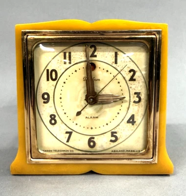 Vintage TELECHRON “Imp” Alarm Clock Model 7H101 **CATALIN CASE** - Image 1 of 4