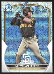 5725I 2023 Bowman #BCP-81 Nerwilian Cedeño Chrome Prospects Mojo Refractores - Imagen 1 de 2