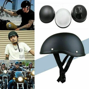 Motorradhelm Rollerhelm Motorrad Halbschalenhelm Retro Halb HelmetCruiser Neu - Bild 1 von 15