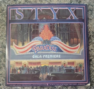 Styx Paradise Theater Vinyl Record Etched Original LP 1981 SP-3719 Gatefold  - Picture 1 of 8