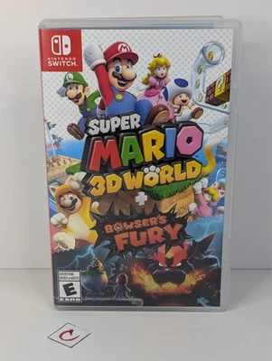 Super Mario 3D World + Bowser's Fury (Nintendo Switch, 2021) Juego Completo CIB Foto 1 de 4