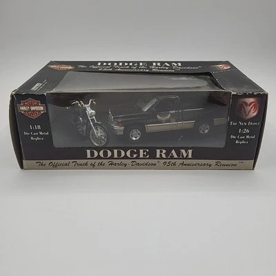 Harley Davidson Dodge Ram Truck 95th Anniversary Sportster 1200 1:26 Scale - Image 1 of 4
