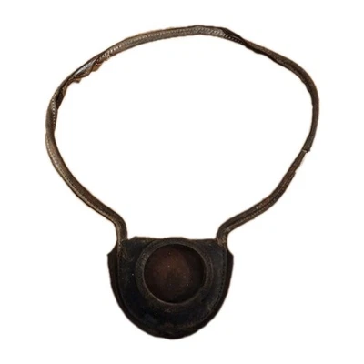 Aro de llave de entrada de una sola línea de cuero Railwayana Foto 1 de 4