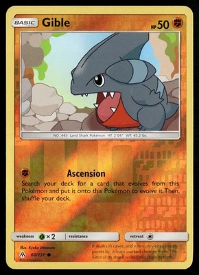 Gible SM - Forbidden Light 60/131 Pokemon TCG - Image 1 of 2