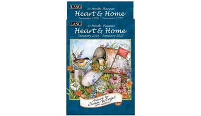 Lang 2026 A4 13 Monthly Planner Heart and Home Diary - Image 1 of 4