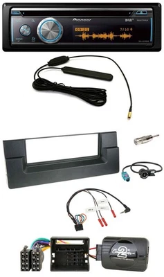 Pioneer CD USB Bluetooth DAB Lenkrad Autoradio für BMW 5er E39 01-04 Aktivsystem - Bild 1 von 4