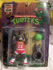 1999 Playmates | TMNT | Donatello - Slam Dunkin’ Don Actionfigur 1999 NEU - Bild 1 von 7