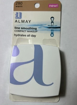 Almay Line Smoothing Compact Makeup WARM 280 SPF 15 .35 oz NEW BOXED - Image 1 of 4
