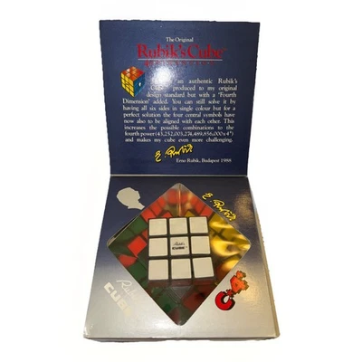 The Original 3x3 Rubik’s Cube 4th Dimension VTG 1989 By Matchbox, Brand New - Image 1 of 4