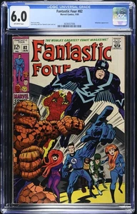 Fantastic Four #82 CGC 6.0 1969 Marvel Comics Stan Lee Jack Kirby Joe Sinnott - Picture 1 of 1