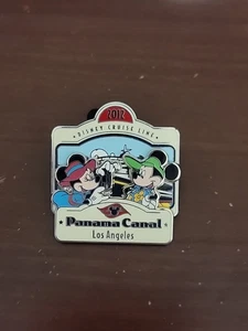 Disney Pin 93844 DCL Mickey Minnie Wonder Cruise 2012 Panama Canal Los Angeles - Picture 1 of 2