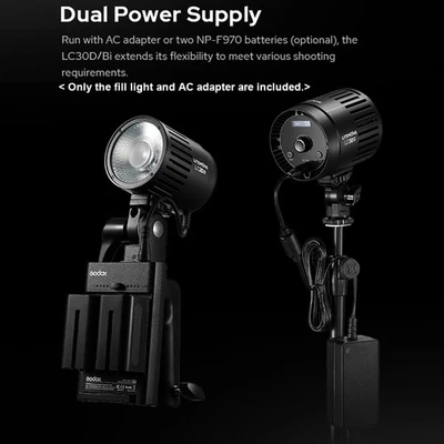 Compact Godox LC30Bi LED Video Light For Small Product Photography - Image 1 of 4