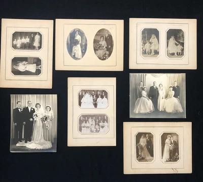12  Vintage/Antique Chicago Wedding Photos most from around the 1920s.  - Image 1 of 4