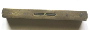 VINTAGE SPIRIT LEVEL / 8 INCH / WOOD & BRASS / xv - Picture 1 of 2