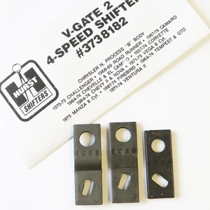 Juego de palancas de cambio de 4 velocidades con junta de puerta vertical HURST V Gate 2 Mr MOPAR A B A833 - Imagen 1 de 2