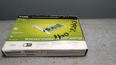 NEW IN BOX D-LINK DFE-530TX+ PCI ADAPTER 10/100 MBPS FAST ETHERNET  M3-3 - Image 1 of 2