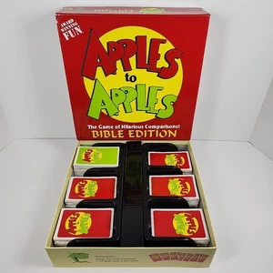 Äpfel zu Äpfeln Bibelausgabe Spiel christlicher Glaubensfragen 2010 Mattel - Bild 1 von 14