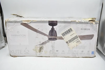  Kute 52" 3 Blade Outdoor Ceiling Fan FPD8534 Matte Greige - Image 1 of 4