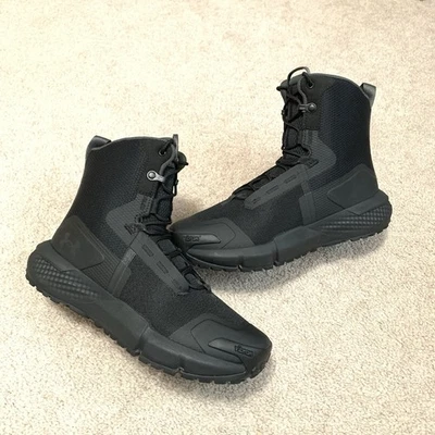 Stivali tattici Under Armour da uomo UA Charged Valsetz con zip taglia 7,5 D - Immagine 1 di 4
