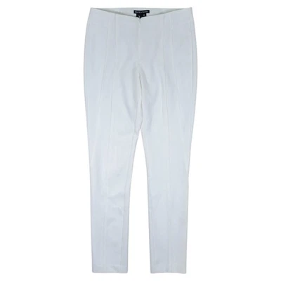 Pantalones Peace of Cloth Mujer 0 Marfil Costuras Frontales Negocios Carrera Oficina Moderna Foto 1 de 4