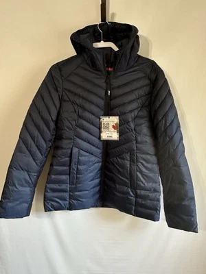 NUEVO CON ETIQUETAS PAJAR Colette Azul Marino Acolchado Ligero Puffer Talla Grande Chaqueta Embalable Foto 1 de 4