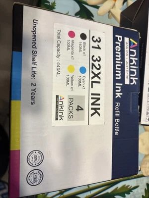 Frascos de recarga de tinta Epson 502 - Imagem 1 de 4