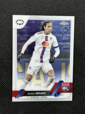 2022-23 Topps Chrome UEFA Women's Champions League Wendie Renard Rookie #91 - Image 1 of 2