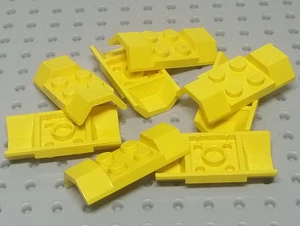 Placa Lego con arco de rueda 4x2x2/3 guardabarros sin pernos [3787] amarillo x8 - Imagen 1 de 4