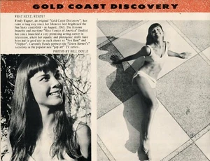8.5x11 Wendy WENDE WAGNER Swimsuit Lingerie Vintage Poster GREEN HORNET 1960's - Picture 1 of 1
