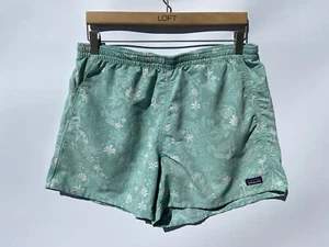 Patagonia Sea Green Swim Shorts Trunks Drawstring Elastic L - Picture 1 of 12