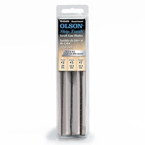Olson Saw FR49400 Skip Tooth Scroll Saw Blade Assortment Kit - Picture 1 of 2