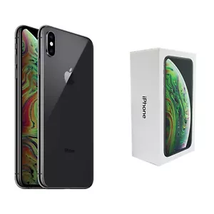 Caja abierta Apple iPhone XS Max A1921 (totalmente desbloqueado) 64 GB gris espacial - Imagen 1 de 4