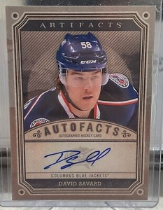 DAVID SAVARD 2013-14 Upper Deck Artifacts Autofacts