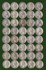 1932 1958 Washington Quarter set 1 roll 40 different + Early Dates