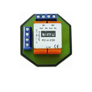 Simu Rollladen Trennrelais R2-U-230 zum verbinden 2er Motoren an eine Steuerung - Bild 1 von 1